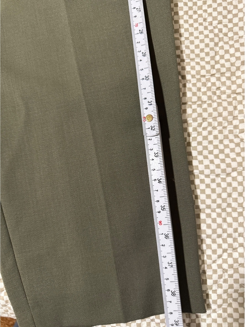 HUGO by Hugo Boss Men’s Harly243F1 Modern Fit Wool Blend Pants Olive 30R NWT - Picture 8 of 8